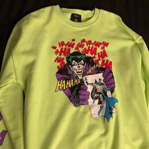 Joker sweatshirt neon/volt/yellow/green forever 21